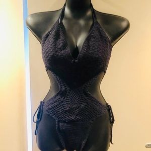 Doll Swimwear Crochet Monokini